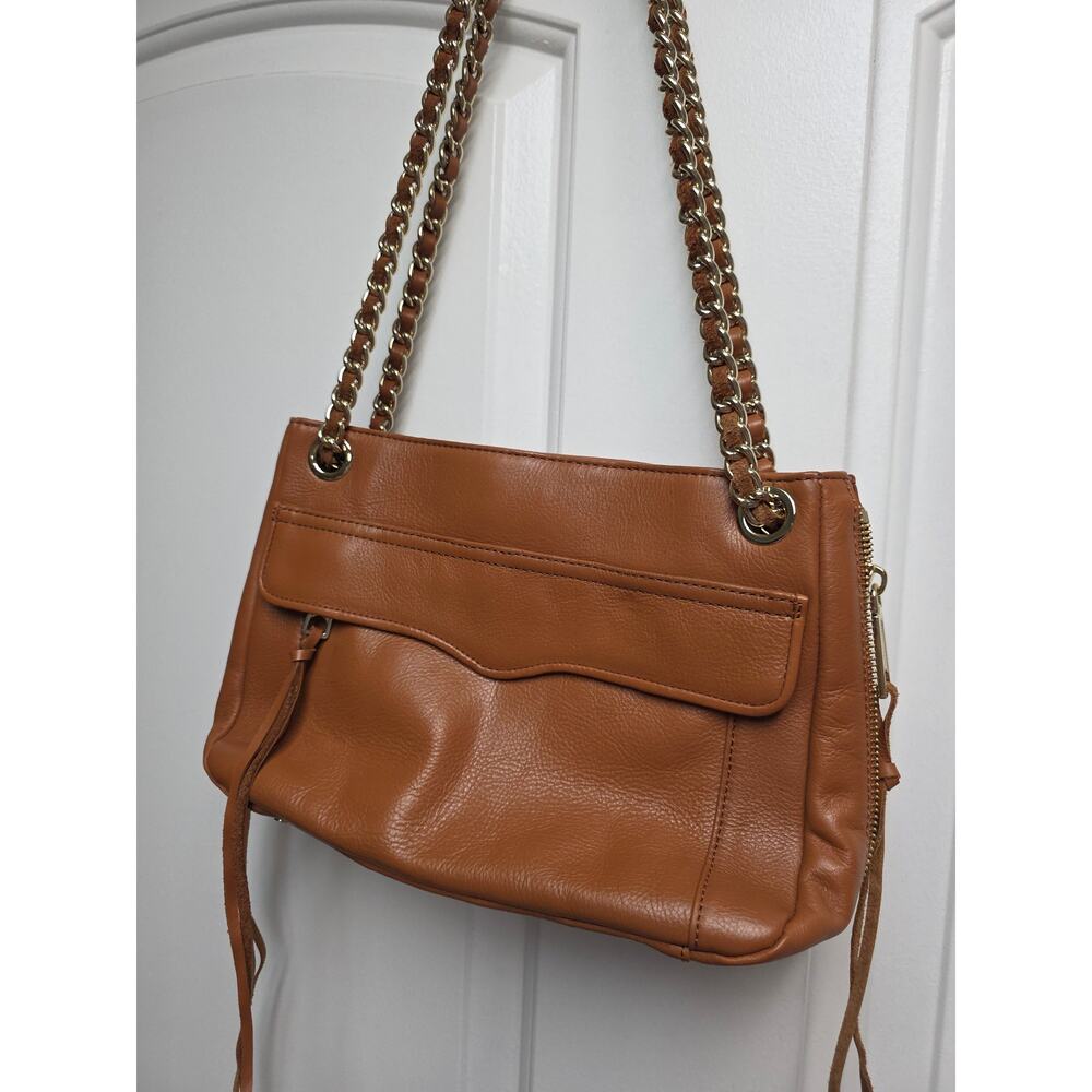 Rebecca Minkoff 'Swing' Genuine Brown Leather Shoulder Bag